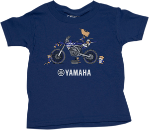 Toddler Yamaha Pit Crew T-Shirt - Navy - 2T - Lutzka's Garage