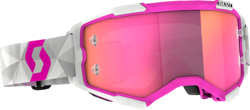 Fury Goggles - JP 61 - White/Pink - Pink Chrome