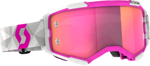 Fury Goggles - JP 61 - White/Pink - Pink Chrome