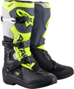 Tech 3 Boots - Black/Gray/Yellow Fluorescent - US 7 - Lutzka's Garage