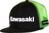 Kawasaki Line Hat - Black/Green - One Size - Lutzka's Garage