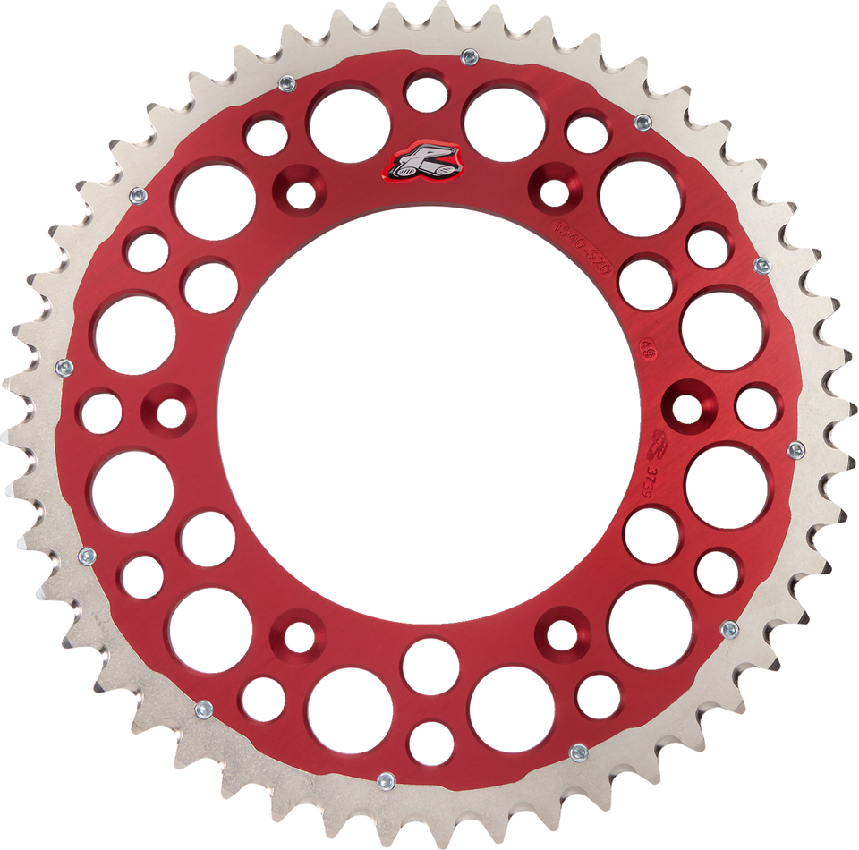 Twinring™ Rear Sprocket - 49 Tooth - Red - Lutzka's Garage