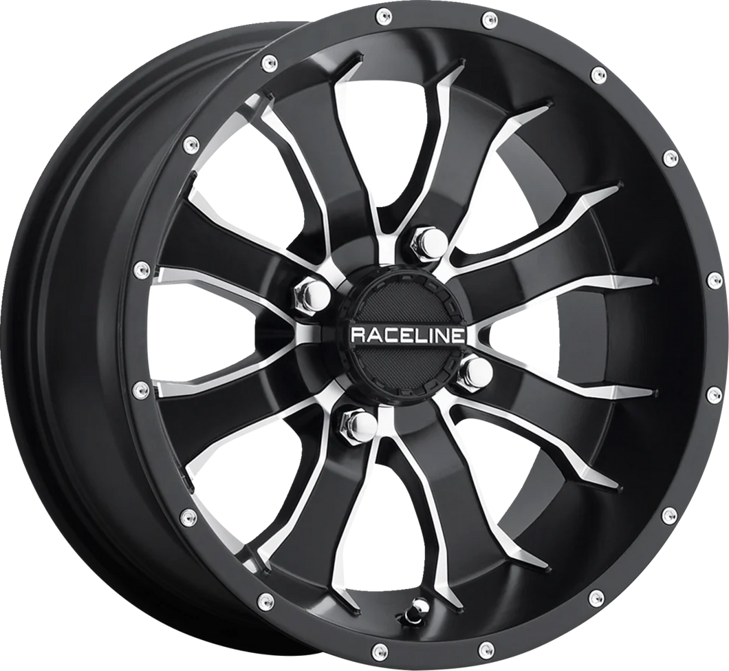 Wheel - Mamba - Front - Black/Machined - 10x5 - 4/156 - 3+2