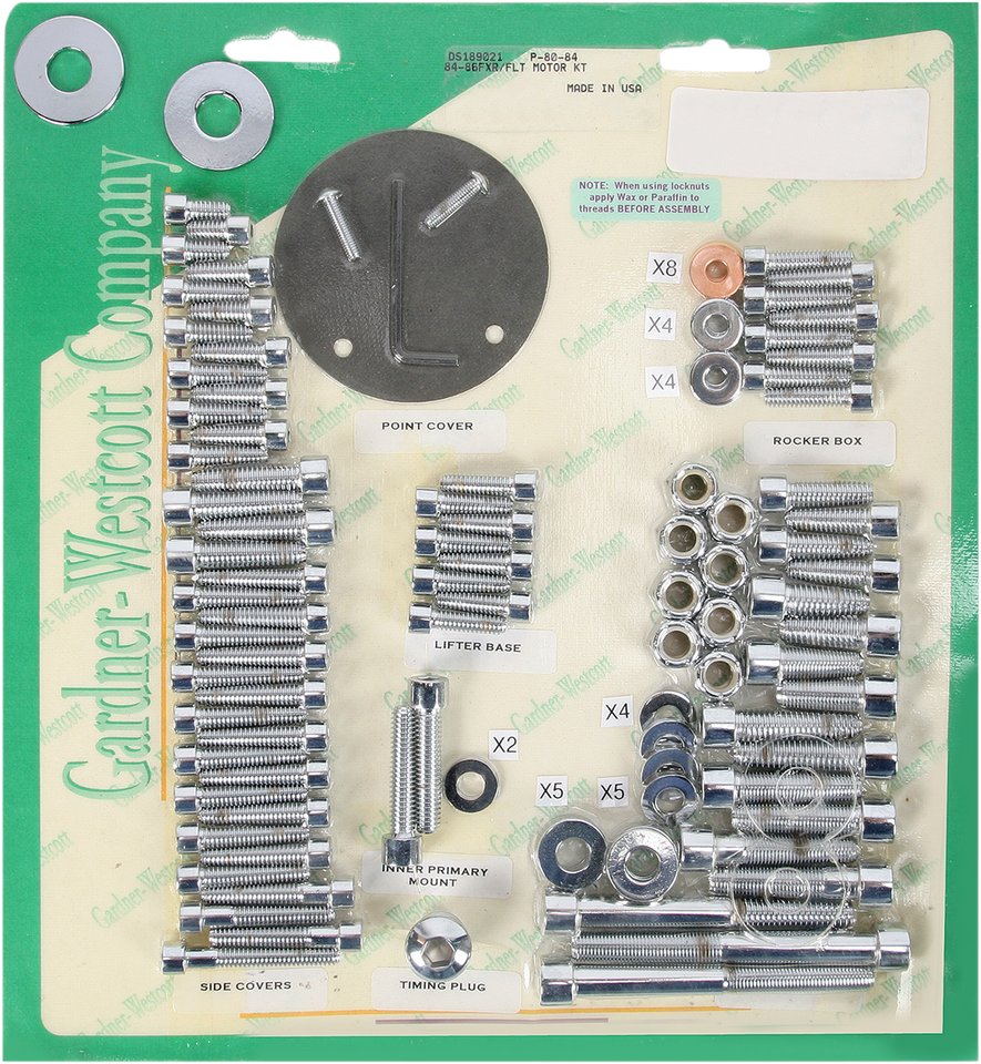 Bolt Kit - Motor Set - Socket-Head