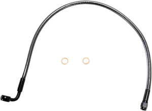 Brake Line - 10 mm-90° - 22" - Black Pearl