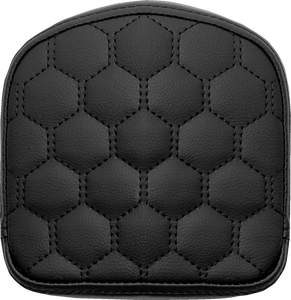 Road Sofa Sissy Bar Pad - Honeycomb - Black Stitching