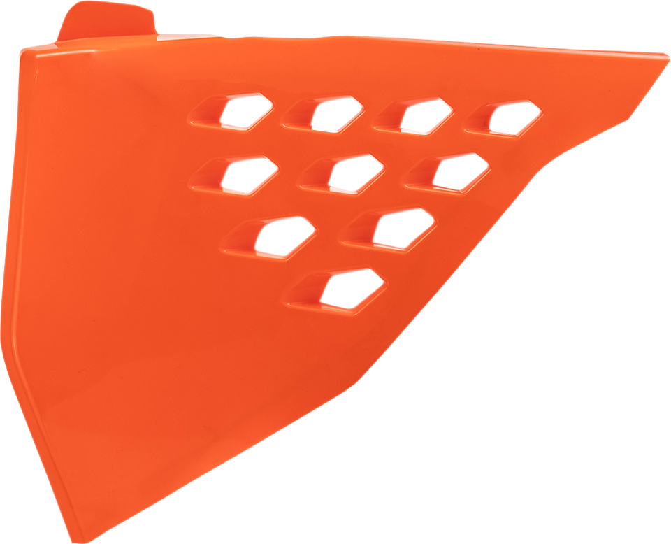 Airbox Cover - Orange - Vented - Lutzka's Garage