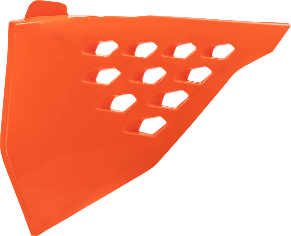 Airbox Cover - Orange - Vented - Lutzka's Garage