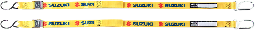 Tie-Downs - Yellow - Suzuki - Lutzka's Garage