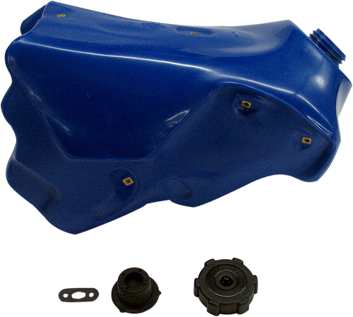 Large-Capacity Gas Tank - Blue - Yamaha - 3.6 Gallon - Lutzka's Garage