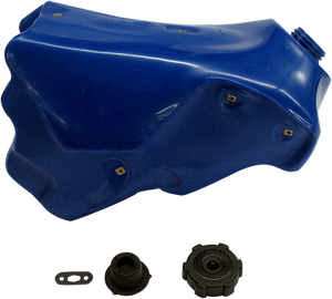 Large-Capacity Gas Tank - Blue - Yamaha - 3.6 Gallon - Lutzka's Garage