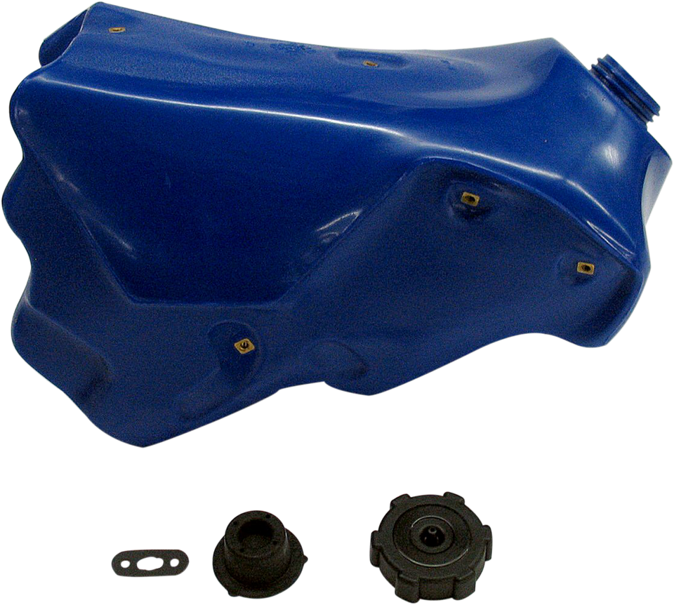 Large-Capacity Gas Tank - Blue - Yamaha - 3.6 Gallon - Lutzka's Garage