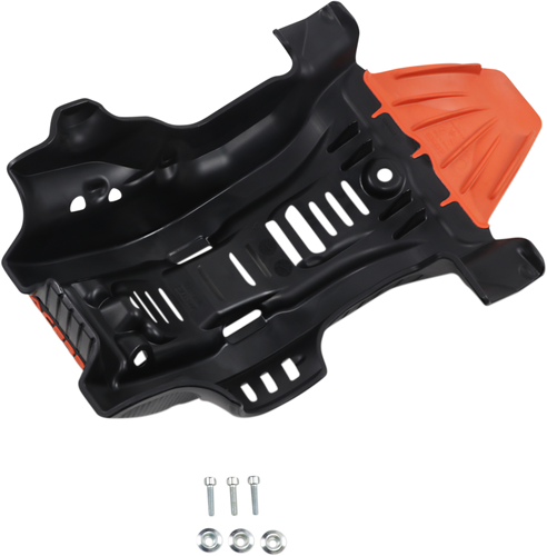 Skid Plate - Black/16 Orange - Gas Gas | Husqvarna | KTM