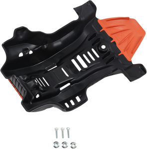 Skid Plate - Black/16 Orange - Gas Gas | Husqvarna | KTM