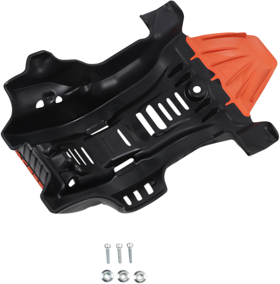 Skid Plate - Black/16 Orange - Gas Gas | Husqvarna | KTM