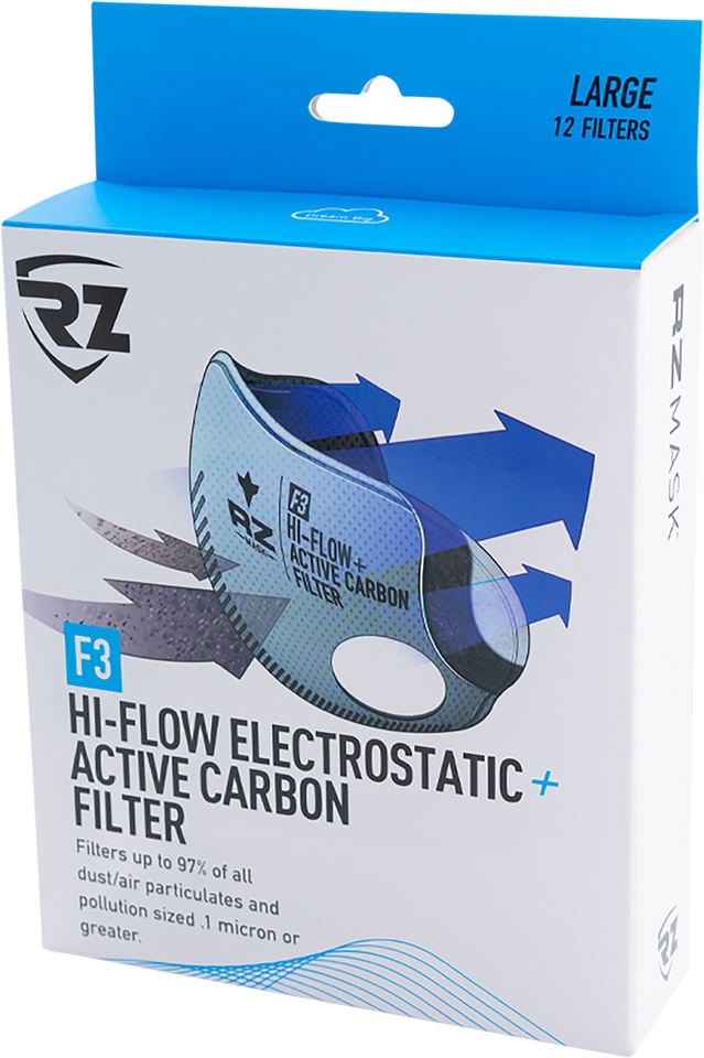 F3 Mask Filter - High Flow - 12 Pack - Medium - Lutzka's Garage