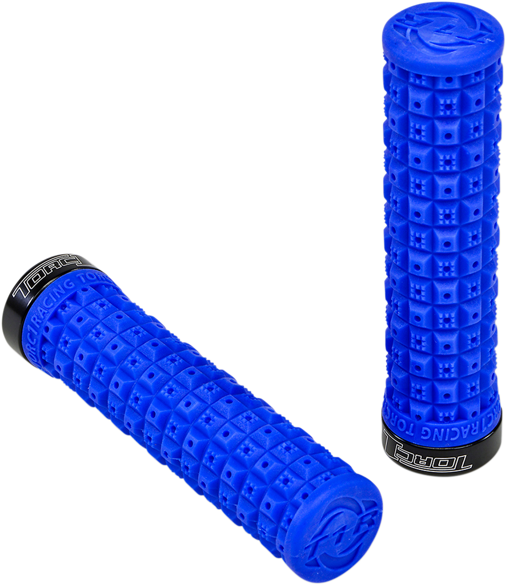 Grips - Defy - Lock-On - Blue/Black - Lutzka's Garage