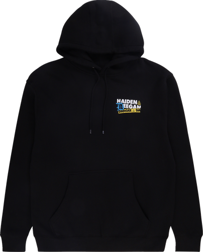 Caution Hoodie - Black - Small - Lutzka's Garage