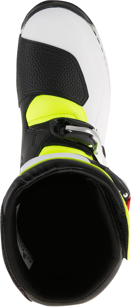 Tech-T Boots - White/Red/Yellow Fluorescent/Black - US 7 - Lutzka's Garage