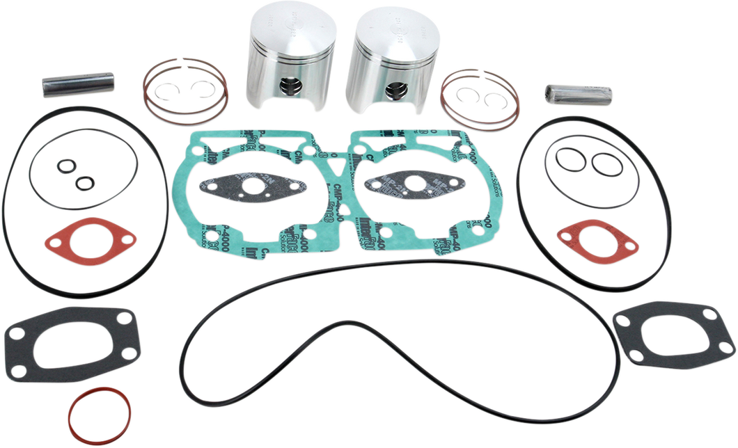 Piston Kit with Gaskets - 69.50 mm - 494 Engine Type - Ski-Doo