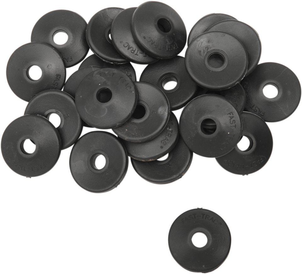 Backer Plates - Black - Round - 24 Pack - Lutzka's Garage