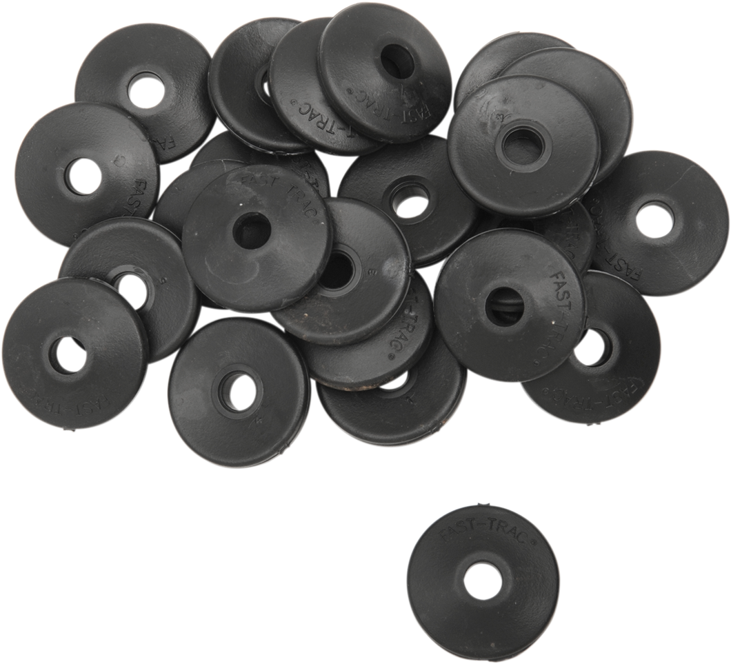 Backer Plates - Black - Round - 96 Pack - Lutzka's Garage