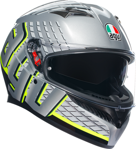 K3 Helmet - Fortify - Gray/Black/Yellow Fluo - Small - Lutzka's Garage