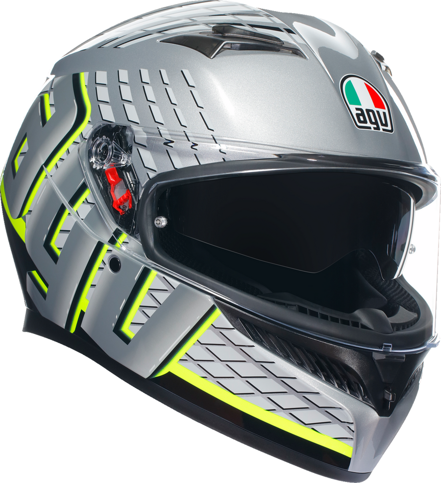 K3 Helmet - Fortify - Gray/Black/Yellow Fluo - Small - Lutzka's Garage