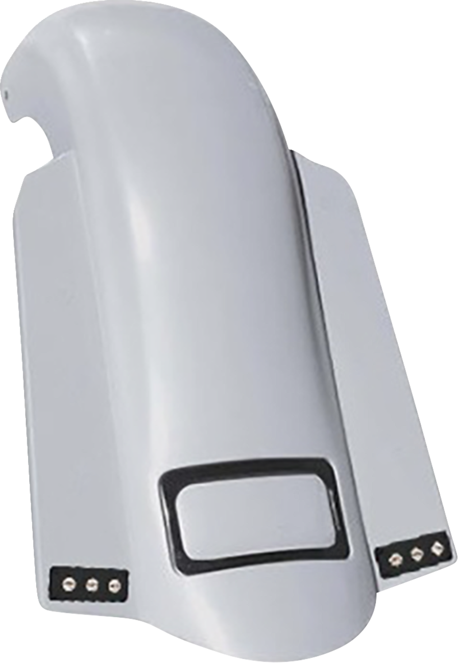 Short Sport Rear Fender - With Black Plate Frame/Light - Touring