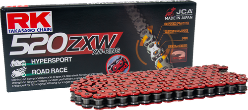 520 ZXW - Drive Chain - 120 Links - Red - Lutzka's Garage