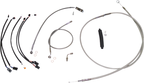 Control Cable Kit - XR - Stainless Steel/Chrome