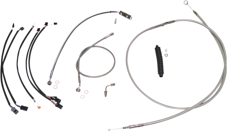 Control Cable Kit - XR - Stainless Steel/Chrome