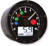 TNT-01R Universal Electronic Speedometer/Tachometer - Black Face/Casing