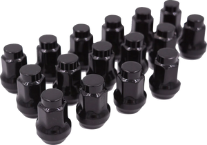 Lug Nuts - Conical - 10 mm x 1.25 - Black - Lutzka's Garage