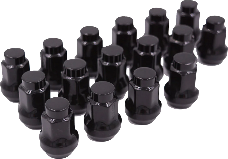 Lug Nuts - Conical - 10 mm x 1.25 - Black - Lutzka's Garage