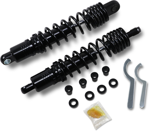 Premium Ride-Height Adjustable Shocks - Black - Heavy Duty - 13.5" - Lutzka's Garage