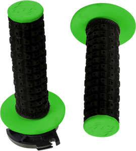 Grips - Defy - Lock-On - Black/Green - Lutzka's Garage