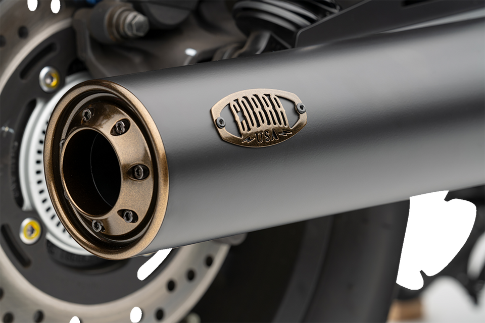 Bronze Tip Slip-On Muffler - Rebel