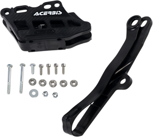 Chain Guide 2.0 and Slider Kit - Kawasaki - Black - Lutzka's Garage