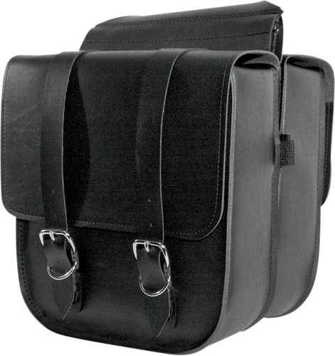 Adjustable Saddlebag - Standard - Black - Lutzka's Garage