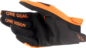 Radar Gloves - Hot Orange/Black - Medium - Lutzka's Garage