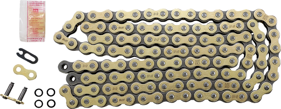 520 VX3 - Chain - Gold - 120 Links - Lutzka's Garage