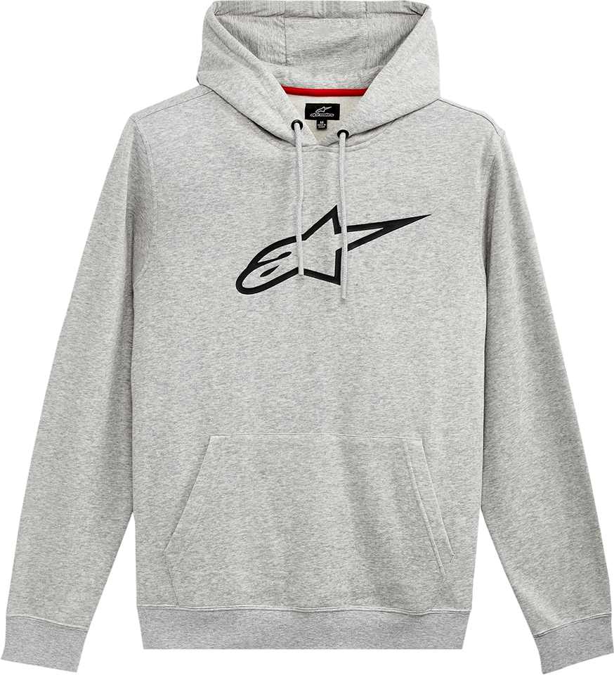 Ageless Pullover Hoodie - Heather Gray/Black - Medium - Lutzka's Garage