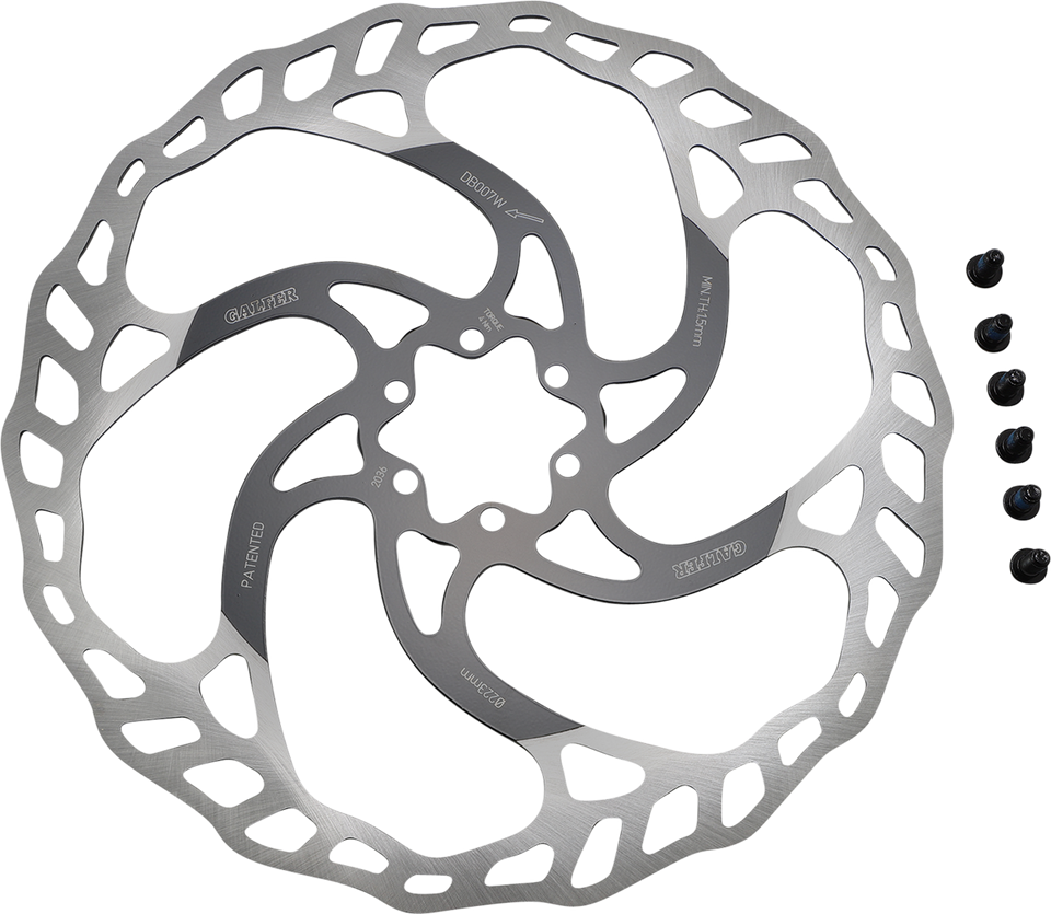 Wave® Bicycle Brake Rotor - Fixed/Oversize - 223 mm