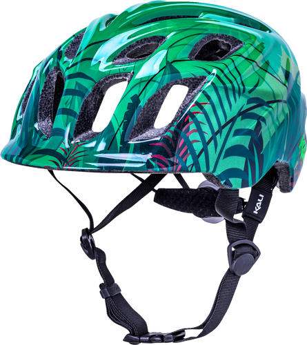 Child Chakra Lighted Helmet - Jungle - Gloss Green - XS - Lutzka's Garage