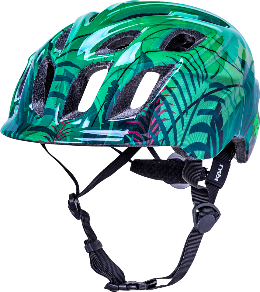 Child Chakra Lighted Helmet - Jungle - Gloss Green - XS - Lutzka's Garage