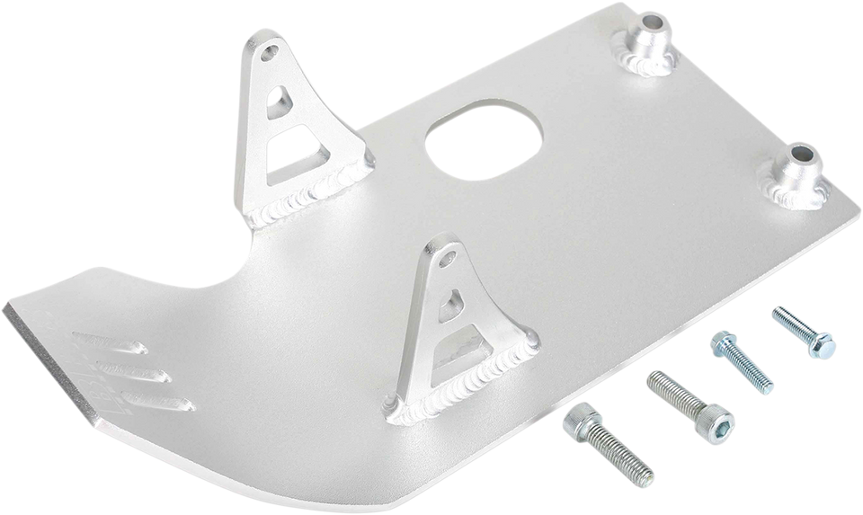 Skid Plate - Honda - Silver - Lutzka's Garage