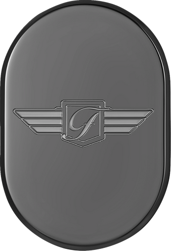 Antenna Cover - Left Rear Fender - FD Logo - Black - Lutzka's Garage