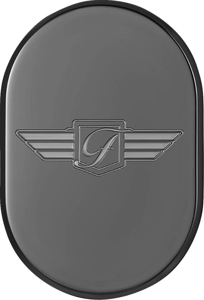 Antenna Cover - Left Rear Fender - FD Logo - Black - Lutzka's Garage