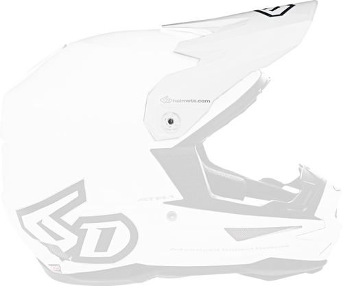 ATR-1 Visor - White - Lutzka's Garage